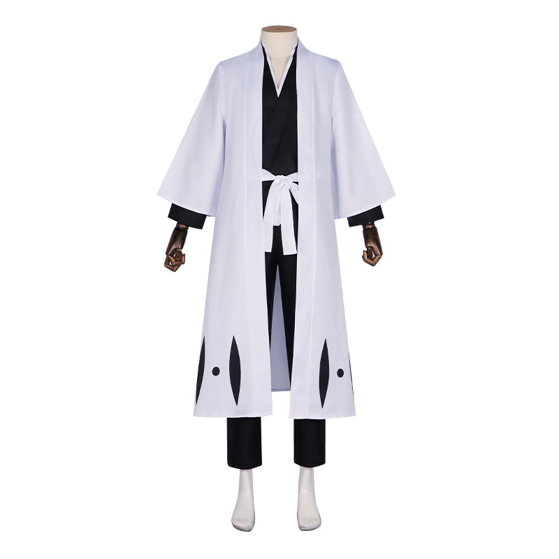 Death Aizen Sousuke Cosplay Co - Bleach Captain Coat 评论和价格