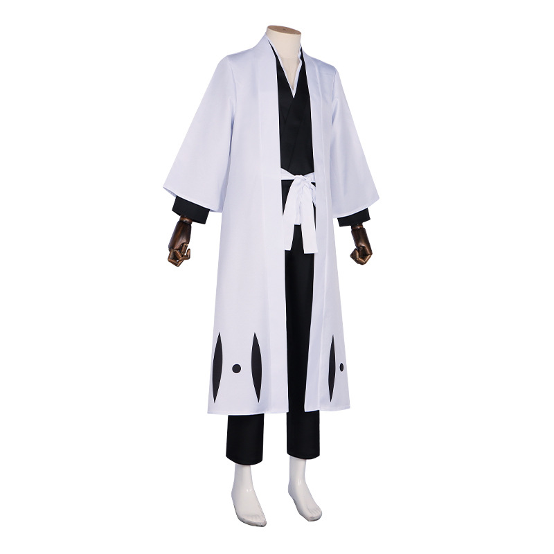 Death Aizen Sousuke Cosplay Co - Bleach Captain Coat 评论和价格