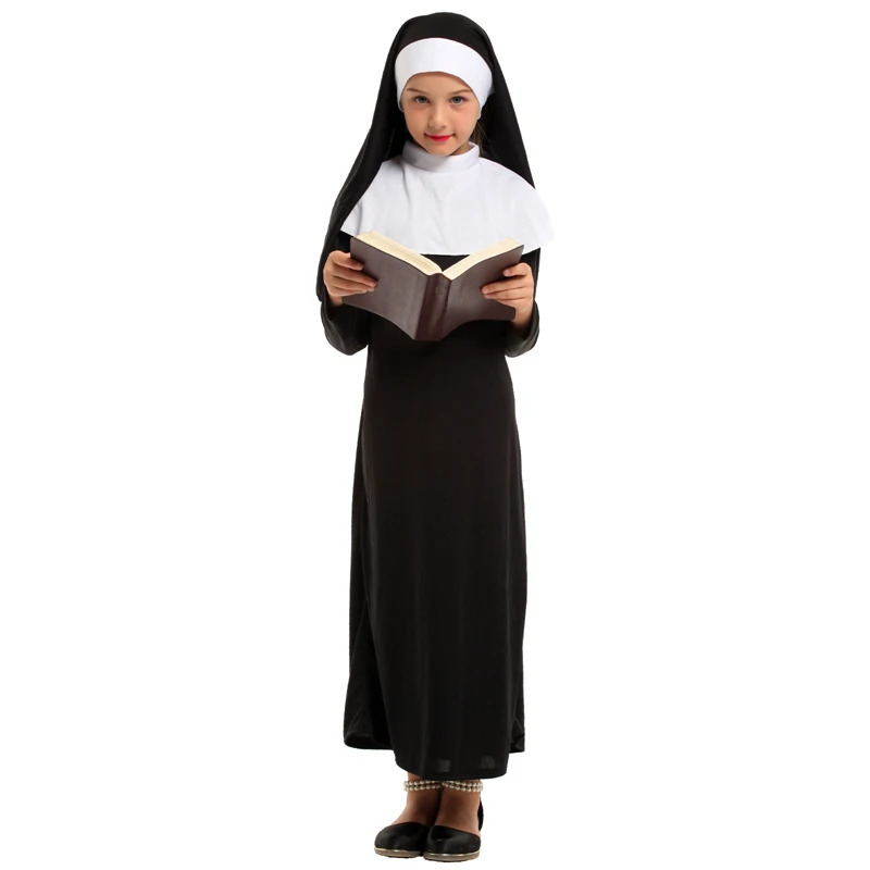 Kids Child Nun Costume Cosplay - Anime Cosplay Youtube 评论和价格