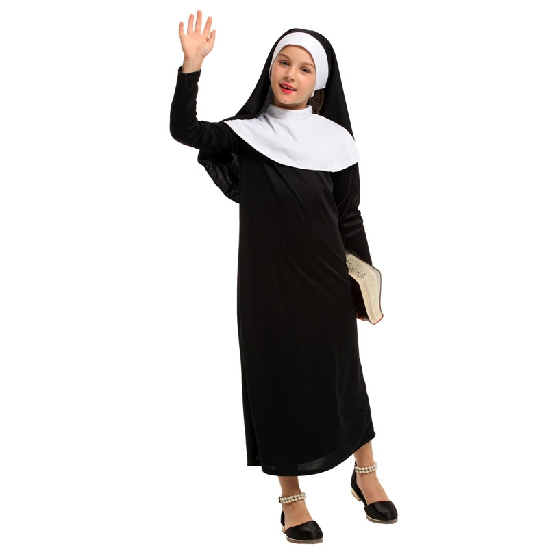 Kids Child Nun Costume Cosplay - Anime Cosplay Youtube 评论和价格