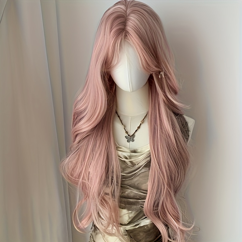 Women's Long Curly Synthetic W - Anime Cosplay Korean Girl 评论和价格