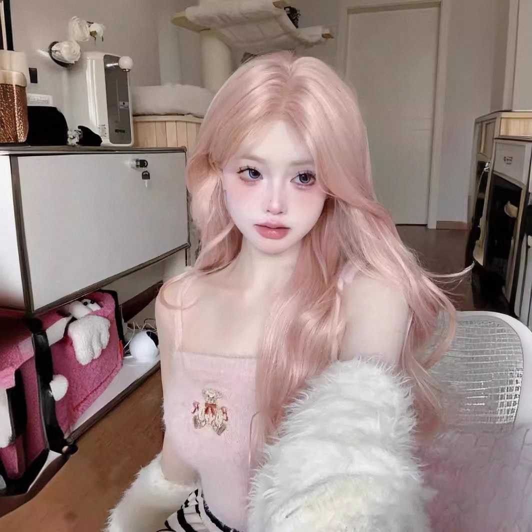 Women's Long Curly Synthetic W - Anime Cosplay Korean Girl 评论和价格
