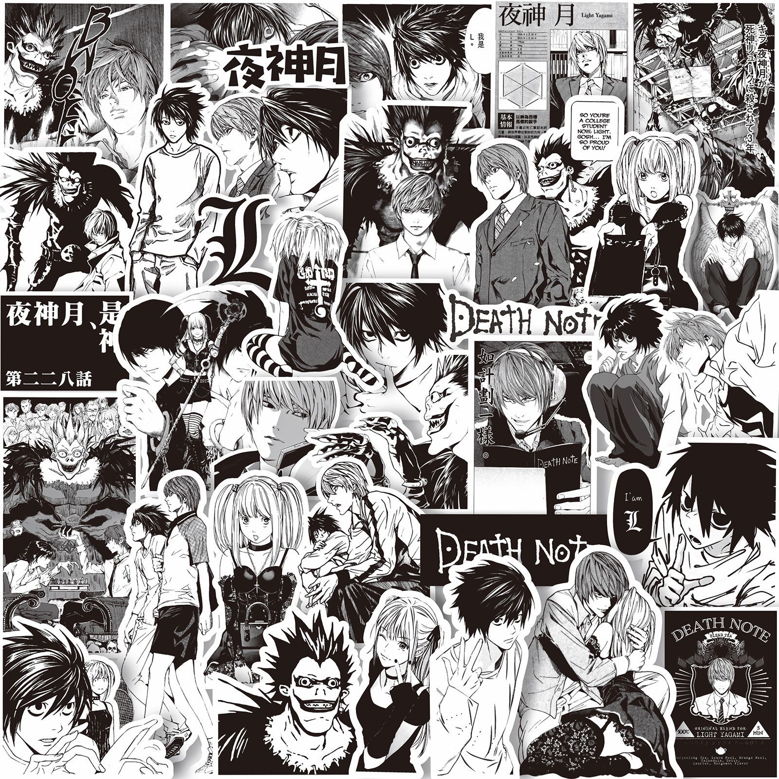 65pcs Death Note Cartoon Stick - Death Note Replica 评论和价格