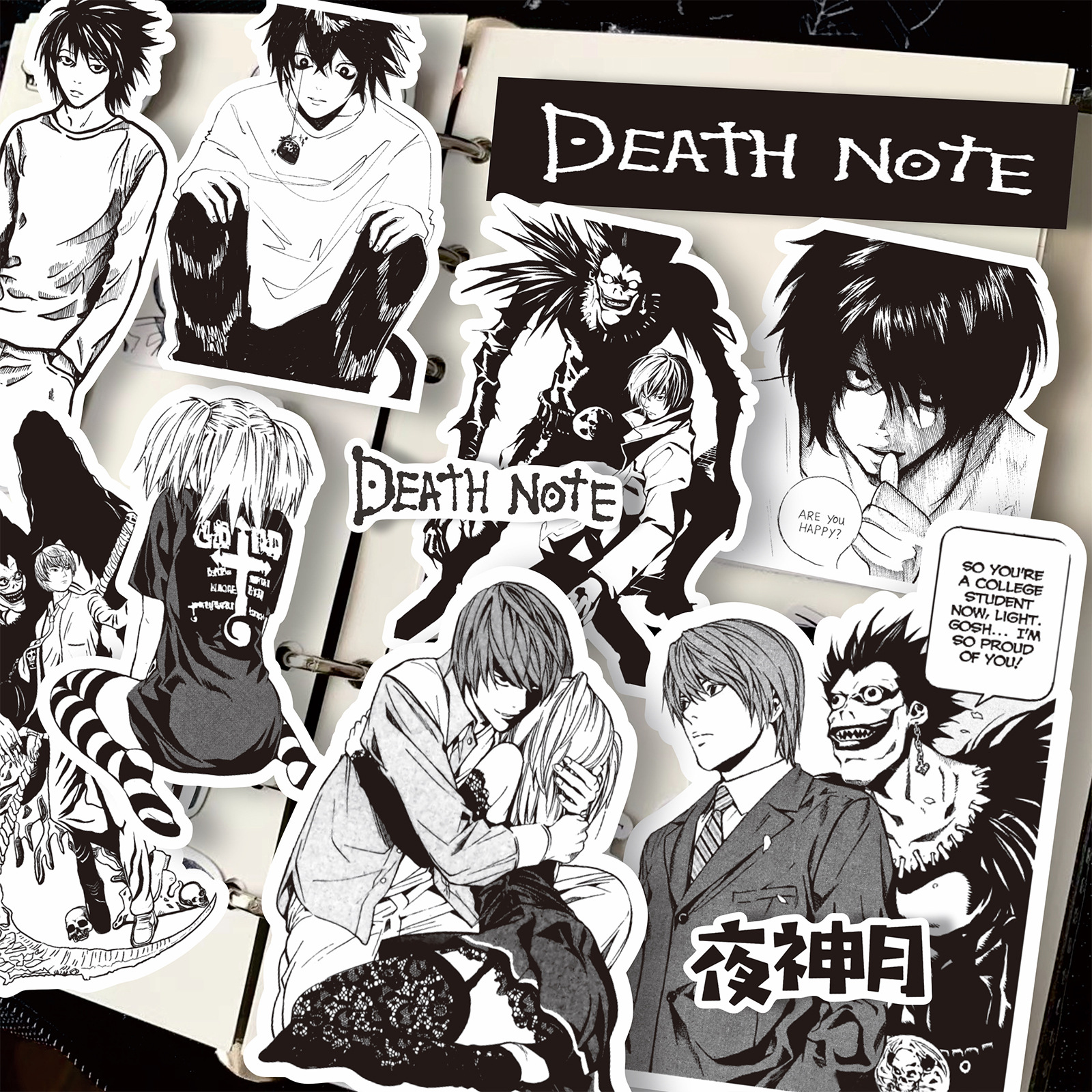 65pcs Death Note Cartoon Stick - Death Note Replica 评论和价格