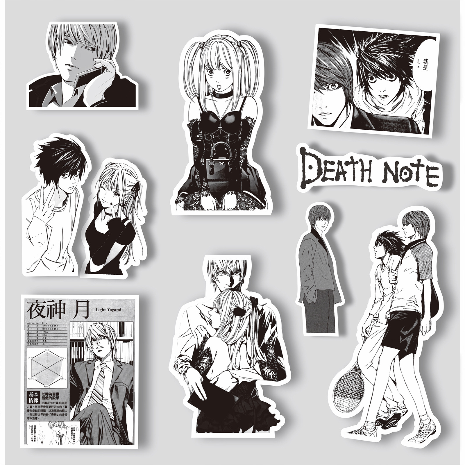 65pcs Death Note Cartoon Stick - Death Note Replica 评论和价格