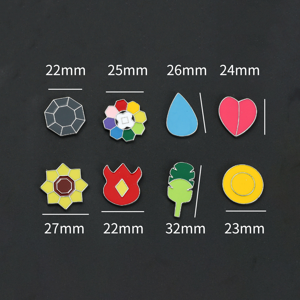 Pokemon Gym Badges Kanto Johto - Anime Cosplay Pokemon 评论和价格